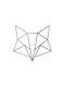 Walls Poster Fox | Silver 20x30cm