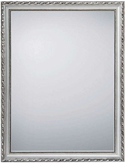 Mirrors & More Loreley Oglindă De Perete Rectangulară Gri 45x34cm Mirrors & More Loreley Oglindă De Perete Rectangulară Gri 45x34cm
