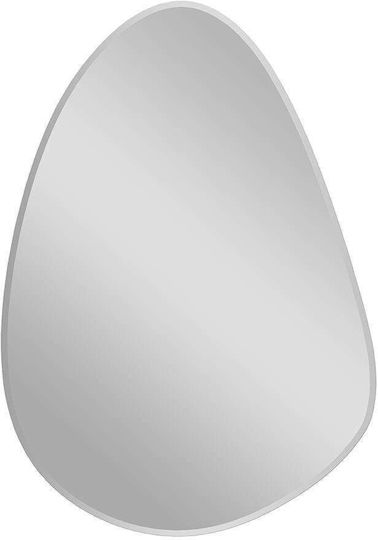 Mirrors & More Bella Като Огледало за Стена с Бял Рамка 60x40см 1бр