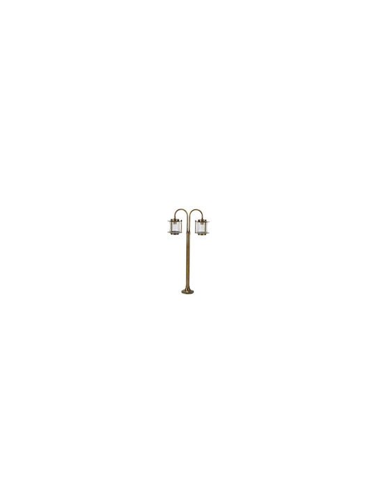 Lido Outdoor Floor Lamp Small Post Copper