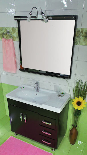 Gloria Sonia Down Countertop without Sink Wenge