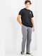 Trousers Chino Elastic Gray