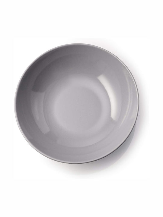 PKS Ceramic Soup Plate Gray