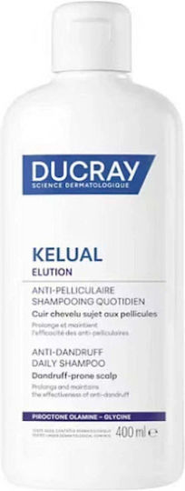 Ducray Elution Σαμπουάν για Ευαίσθητο Τριχωτό κατά της Πιτυρίδας & της Ξηροδερμίας για Όλους τους Τύπους Μαλλιών 400ml