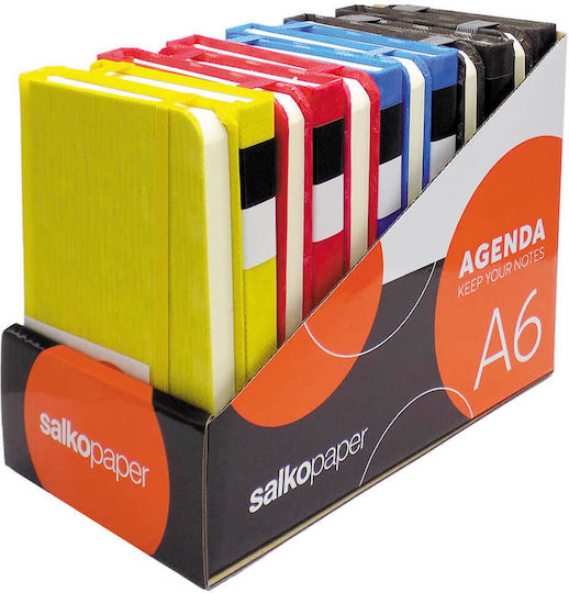 Salko Paper Bloc Notes 96 Foi A5 Cu dungi Galben (Culori diverse)