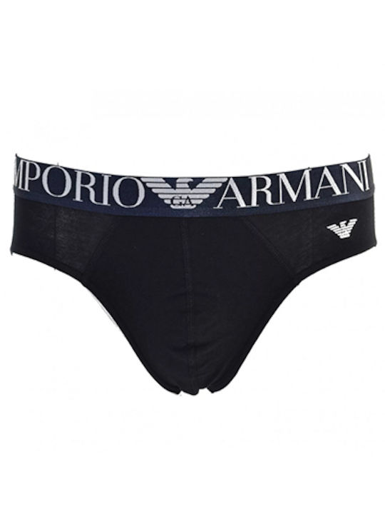 Emporio Armani Slipuri pentru bărbați Black 1Pachet