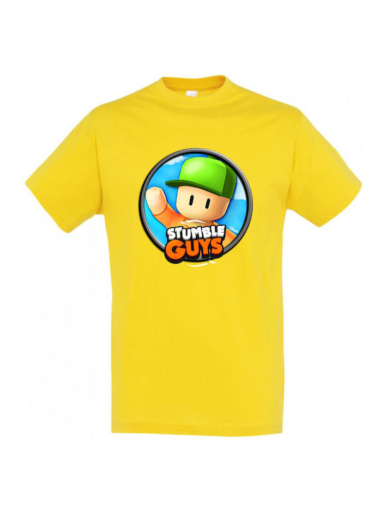 Kinder-T-Shirt Gelb