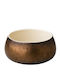 Raw Salatieră Ceramică Auriu 15x7cm 1buc