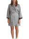 Pepita Winter Damen Robe Argento