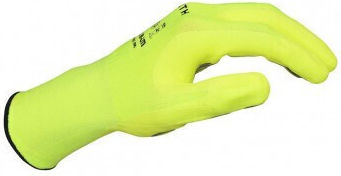 Wurth Tigerflex Hi-lite Γάντια Εργασίας Κίτρινα Νιτριλίου/Πολυεστέρα