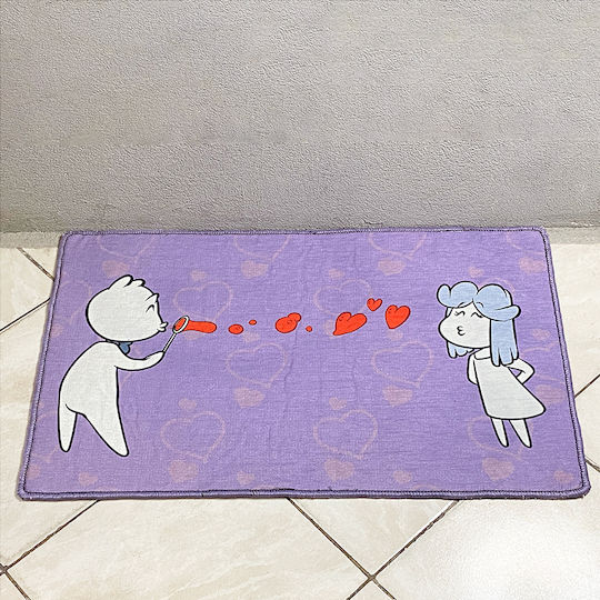 Πατάκι Εισόδου Sweet Kisses Μωβ 40x60εκ. 5396876 Μωβ