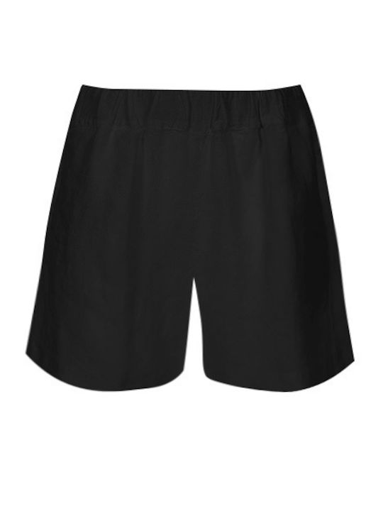 120% Lino Women's Bermuda Shorts black