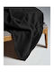 Pennie Eazy Blanket Fleece Single 160x240cm. Black