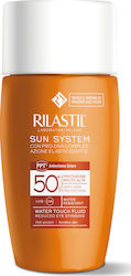 Rilastil Sun System Water Touch Fluid Αντηλιακή Λοσιόν Προσώπου SPF50 50ml