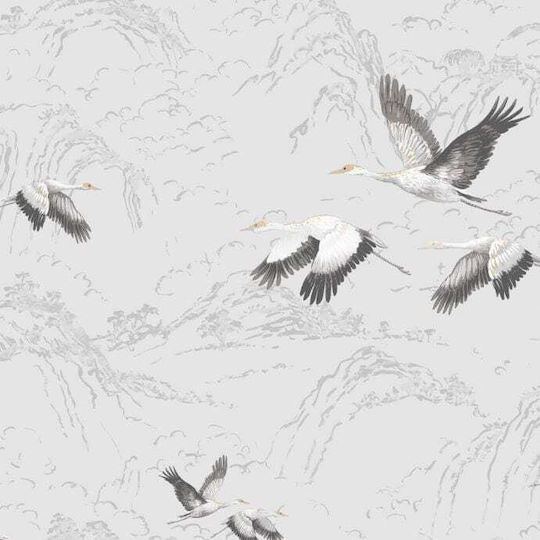 Ταπετσαρία Τοίχου Animalia Γκρι 1000x53cm