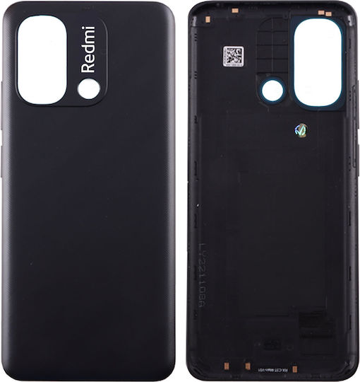 Battery Cover Black for Redmi 12C