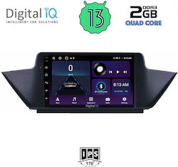 Digital IQ Sistem Audio Auto pentru BMW X1 2009-2015 (Bluetooth/USB/AUX/WiFi/GPS/Android-Auto) cu Ecran Tactil 10"