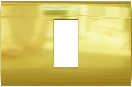 Aca Modys Schalterrahmen in Gold Farbe 10101433810