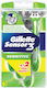 Gillette Sensor 3 Sensitive Disposable Razors Single Use with 3 Blades & Lubricious Strip for Sensitive Skin 6pcs