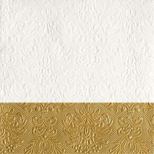 Gialpis Goldene Weihnachtliche Servietten 15 Stück