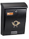 Arregui Outdoor Mailbox Metallic in Black Color