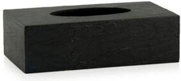 Andrea House Tissue-Halter Schwarz 13x8x8cm BA70117