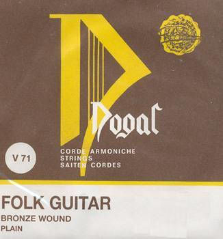 Dogal V71 045 Einzel Bronze Akustikgitarrensaiten 45"