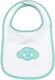 Baby Star Wolke Lätzchen Stoff mit Bügelverschluss und Schlaufe Mint