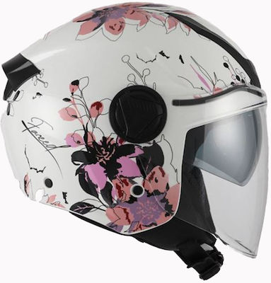 Faseed 760 Jet Helmet with Sun Visor ECE 22.06