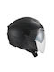 Faseed 760 Jet Helmet with Sun Visor ECE 22.06 Black Matt