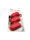 Set Weihnachtliche Cupcake-Papierförmchen Rot L10xB7cm. 75Stück