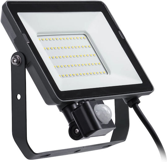Philips Projectline Στεγανός Προβολέας LED 50W Φυσικό Λευκό 4000K με Αισθητήρα Κίνησης IP65