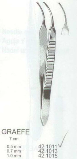 Hilbro Λαβίδα Ιατρική Κυρτή 7cm
