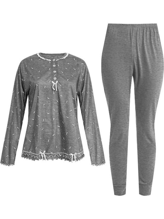 Ribeiie Winter Women's Pyjama Set Gray