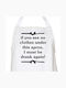 Drunk Again cooking apron - White