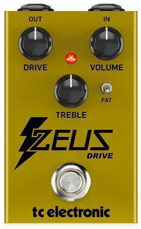 TC Electronic Zeus Overdrive 520744 Педал Ефект Бустер Електрическа китара