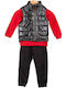 Caramelkids Kids Set with Pants & Jacket Winter 2pcs Red