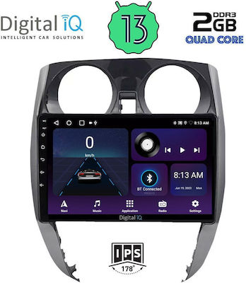 Digital IQ Sistem Audio Auto pentru Nissan Notă 2012> (Bluetooth/USB/WiFi/GPS) cu Ecran Tactil 10"