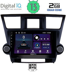 Digital IQ Ηχοσύστημα Αυτοκινήτου για Toyota Highlander 2008-2015 (Bluetooth/USB/WiFi/GPS) με Οθόνη Αφής 10"