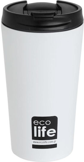 Ecolife Actionlab Glass Thermos Stainless Steel BPA Free 370ml Schnauzer