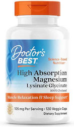 Doctor's Best High Absorption Magnesium 105mg 120 κάψουλες