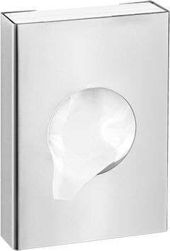 Verdi Wall Mounted Metal Silver Paper Holder