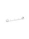 Kapitan Single Wall-Mounted Bathroom Rail Inox White