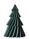 Ginger Ray Christmas Green Candle 15x9cm