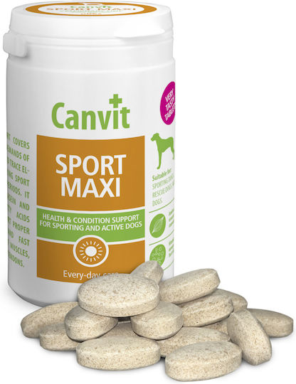 Canvit Maxi Multivitamins for Dogs in Tablets 230gr for Energy & Stimulation