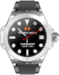 Microwear TK20 Smartwatch με Παλμογράφο (Μαύρο)