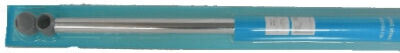 047066 Shower Curtain Rods Straight Wall Mounted Aluminium Silver 200cm