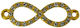 Hand Made Crafts Infinit Stras Metalic Material pentru Bijuterii