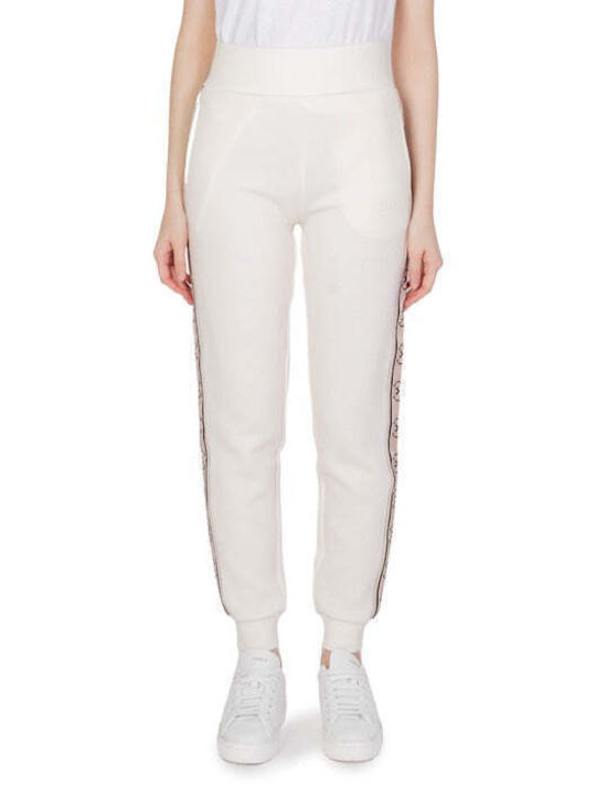 Guess Women's Cotton Trousers White