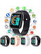 Y68 Smartwatch with Heart Rate Monitor (Black)